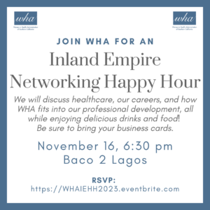 IE Networking Happy Hour on 11/16 at 6:30 pm